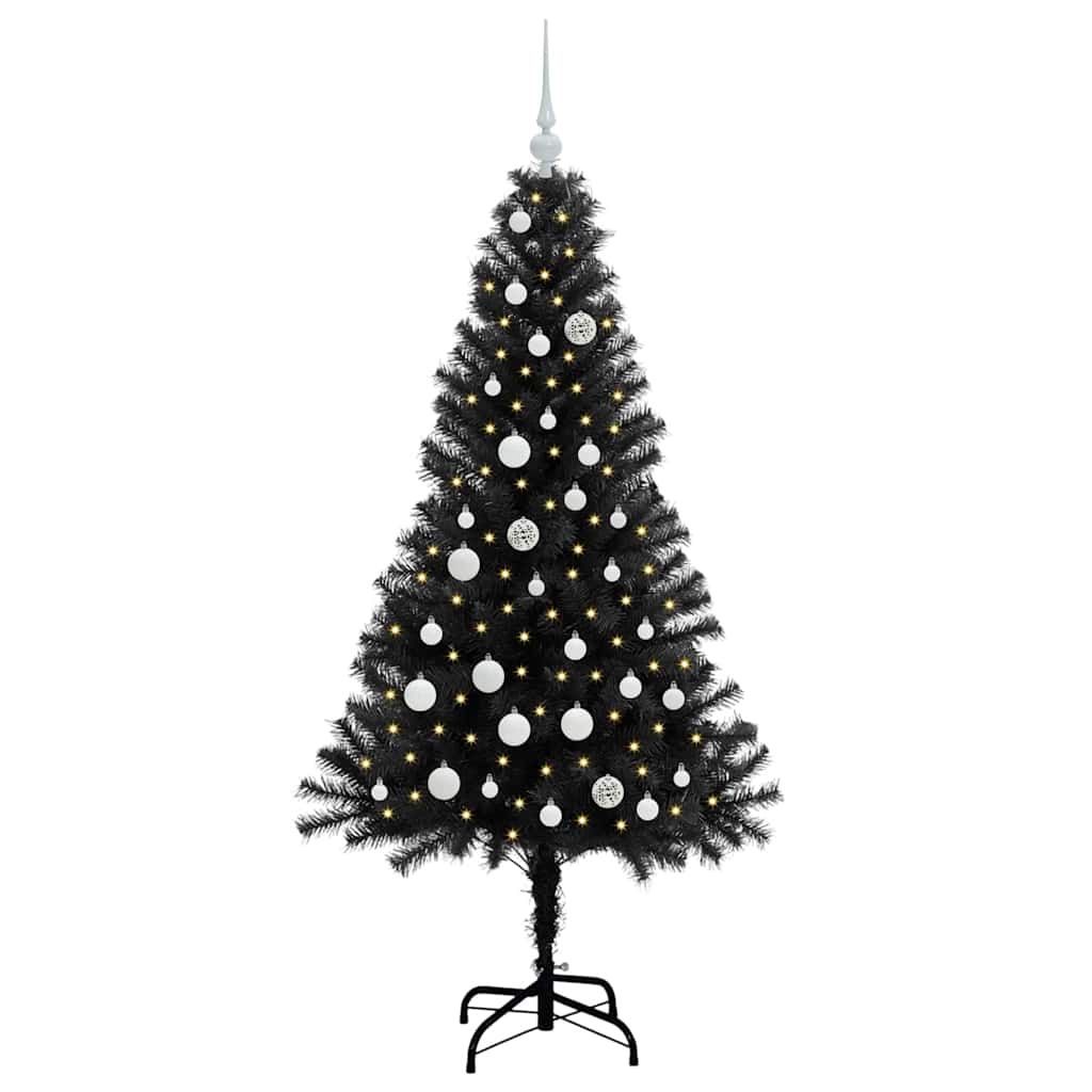 Christmas Tree Black 150 cm PVC