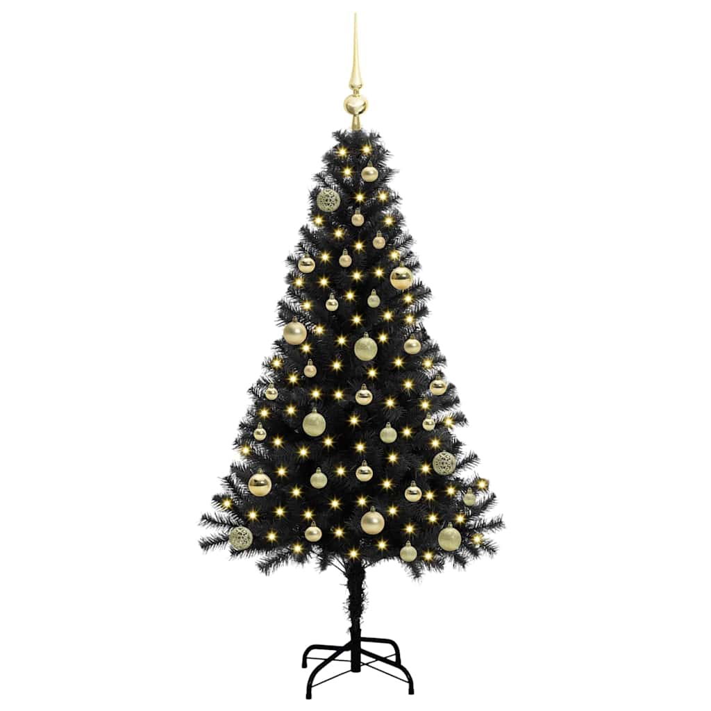 Christmas Tree Black 150 cm PVC