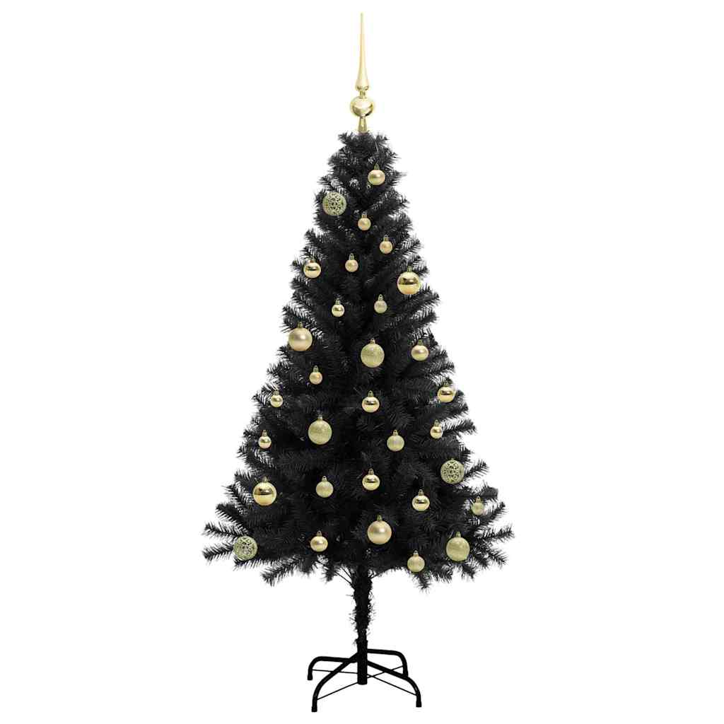 Christmas Tree Black 150 cm PVC
