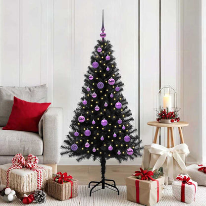 Christmas Tree Black 150 cm PVC