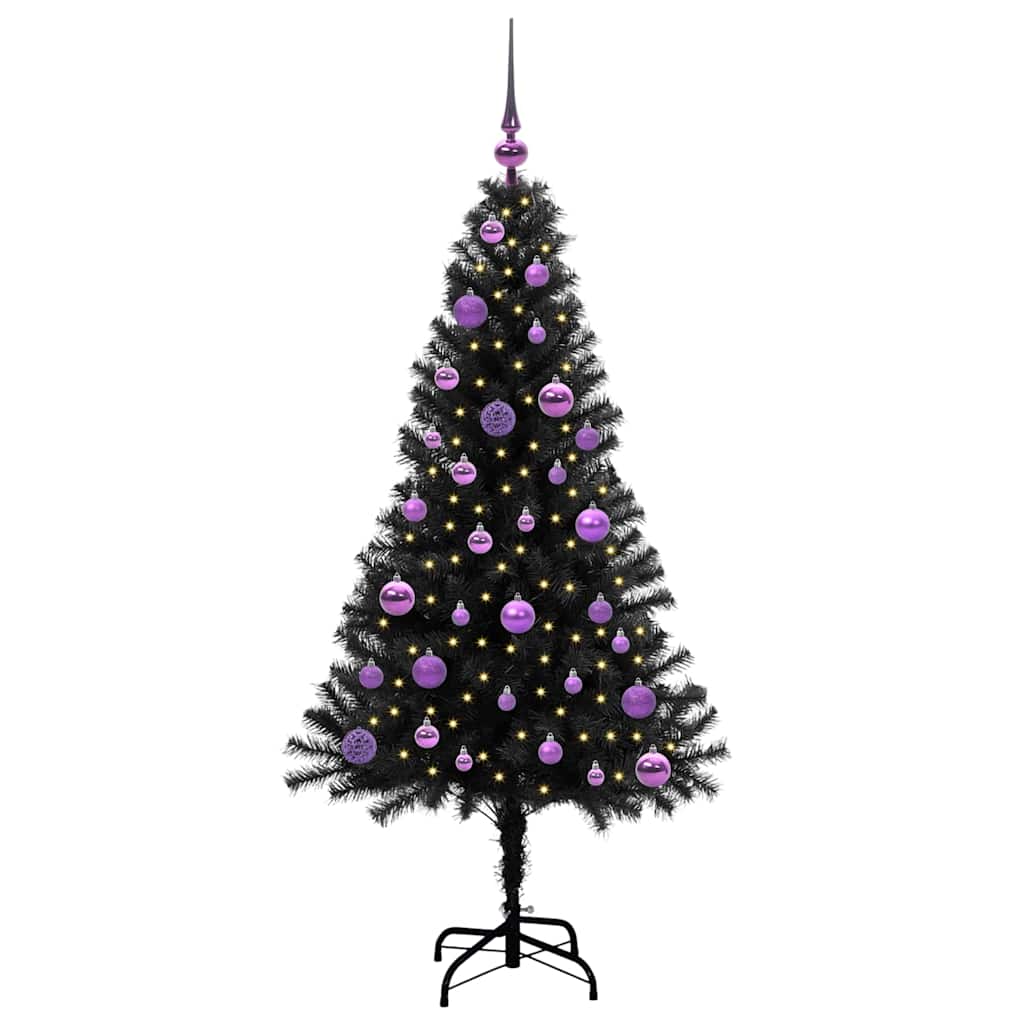 Christmas Tree Black 150 cm PVC