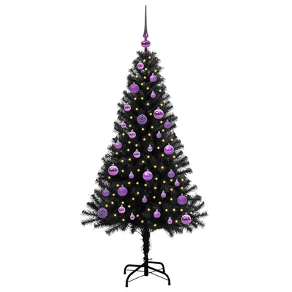 Christmas Tree Black 150 cm PVC