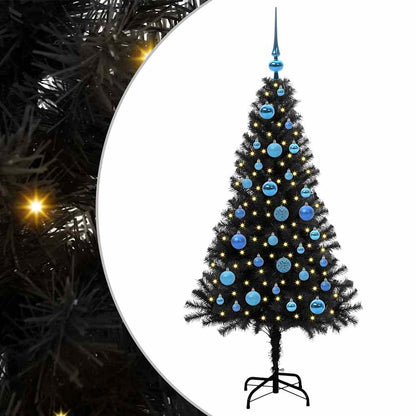 Christmas Tree Black 150 cm PVC