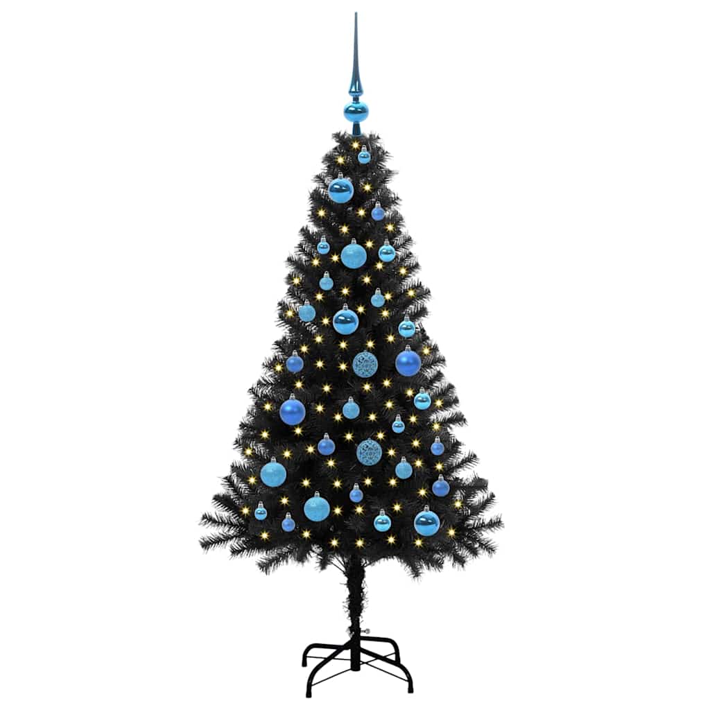 Christmas Tree Black 150 cm PVC