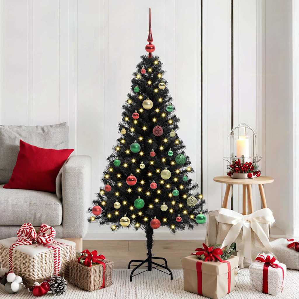 Christmas Tree Black 150 cm PVC