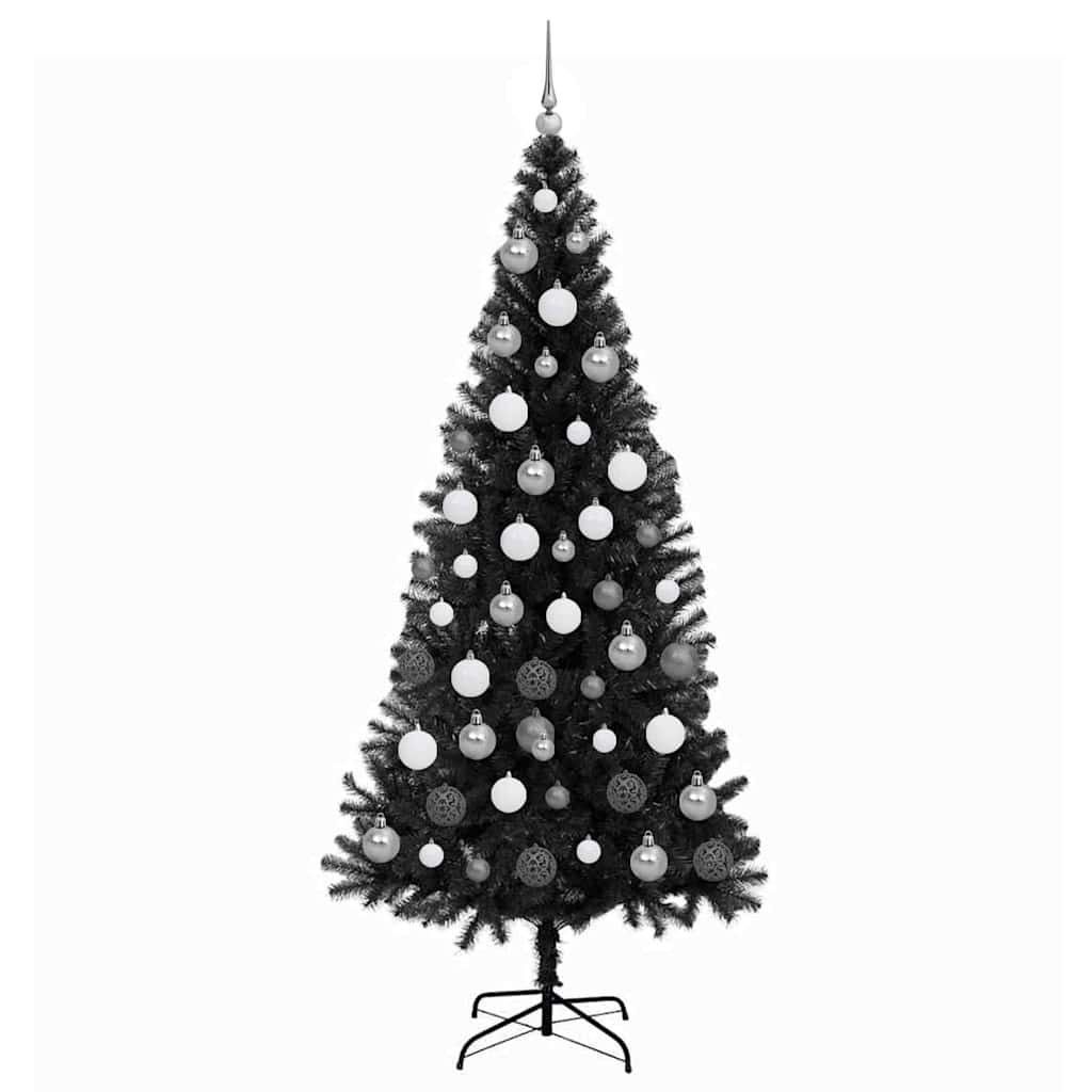 Christmas Tree Black 180 cm PVC