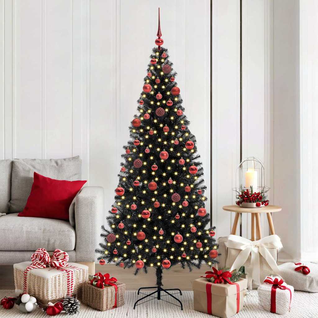 Christmas Tree Black 180 cm PVC
