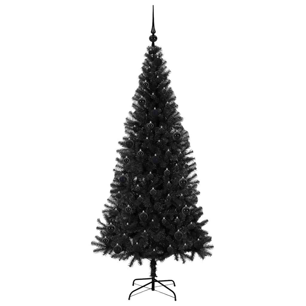 Christmas Tree Black 180 cm PVC