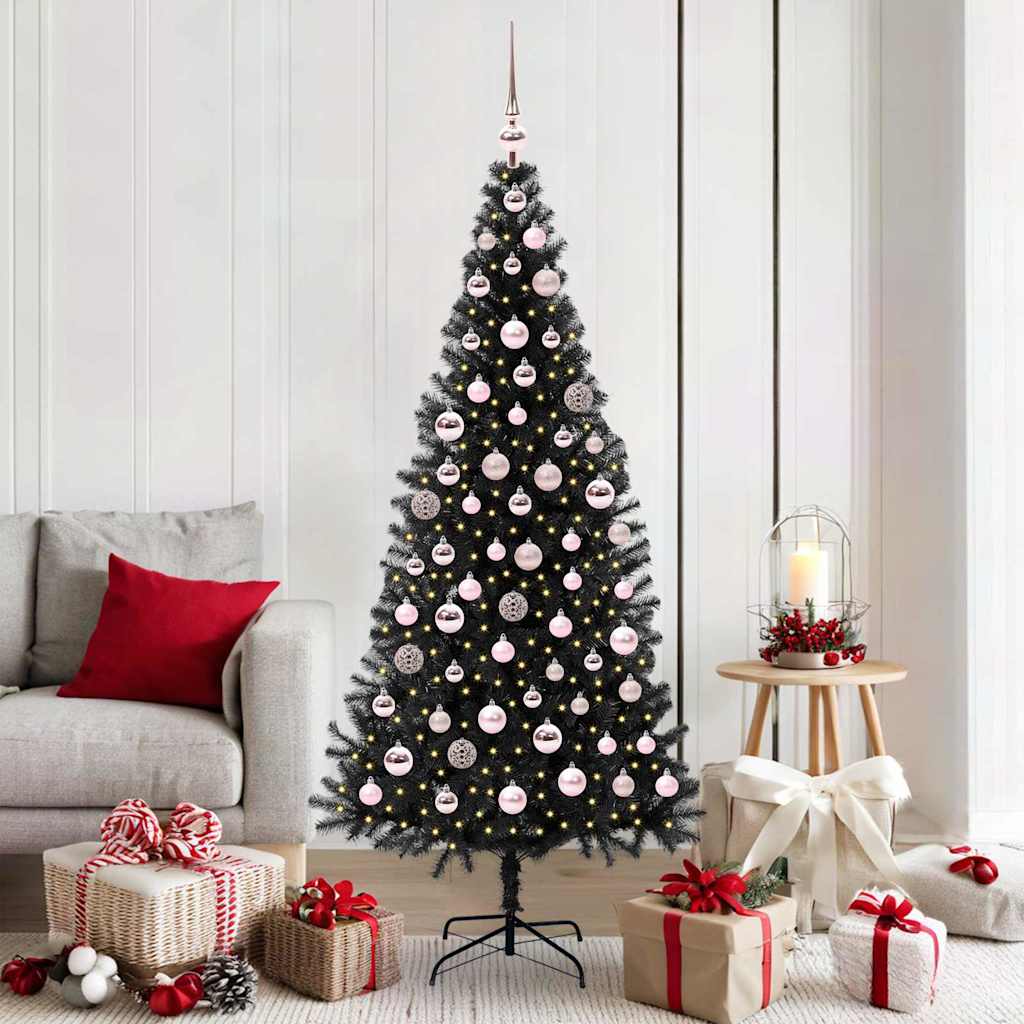 Christmas Tree Black 180 cm PVC