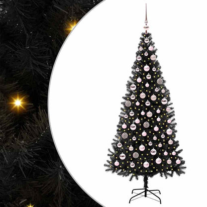 Christmas Tree Black 180 cm PVC