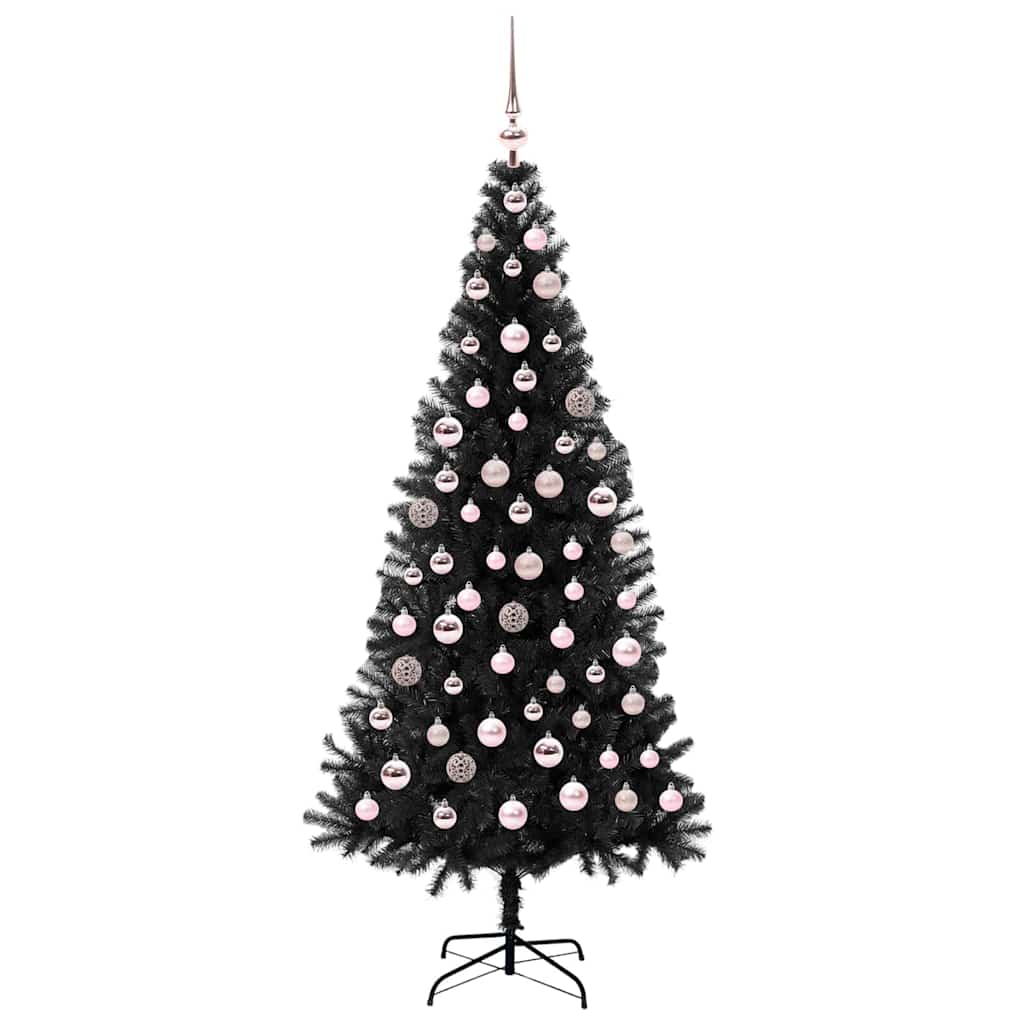 Christmas Tree Black 180 cm PVC