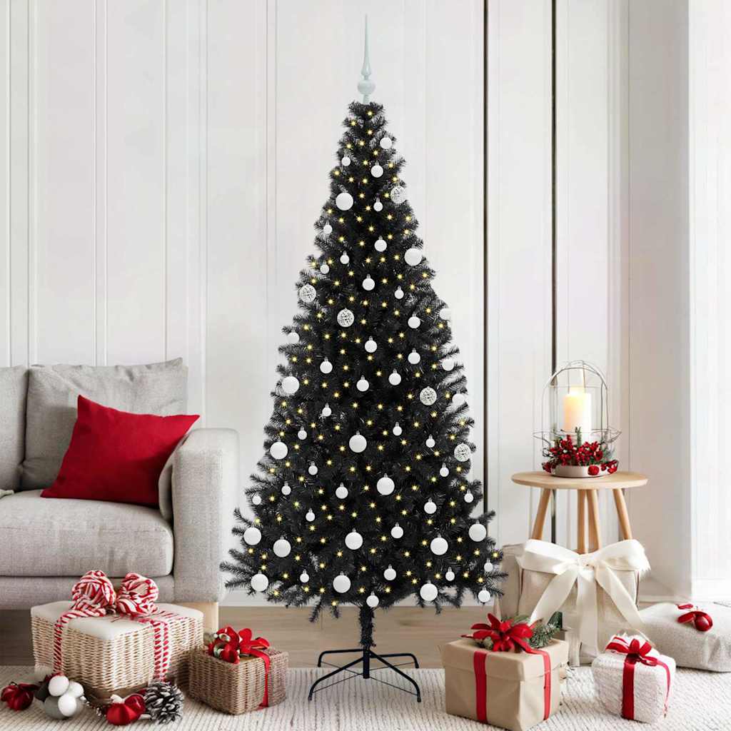 Christmas Tree Black 180 cm PVC