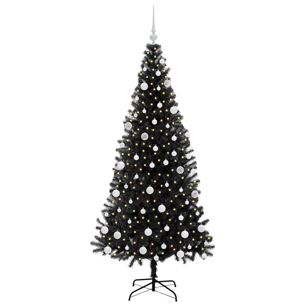 Christmas Tree Black 180 cm PVC