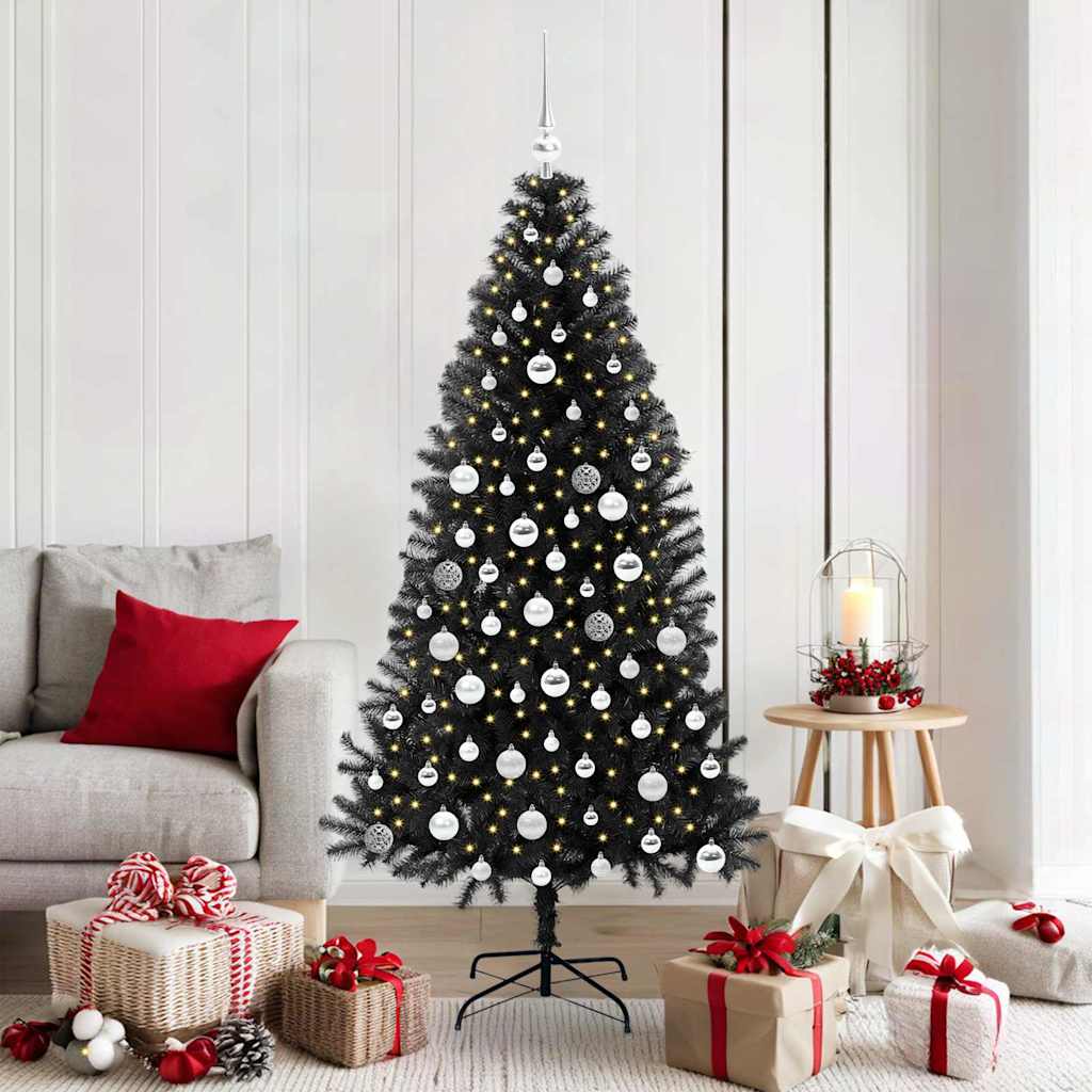 Christmas Tree Black 180 cm PVC