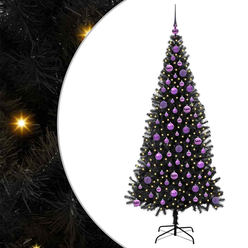 Christmas Tree Black 180 cm PVC