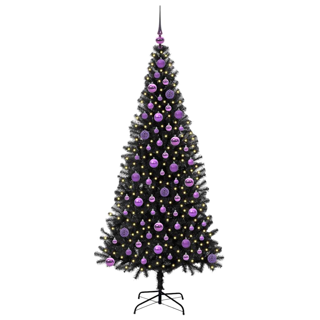 Christmas Tree Black 180 cm PVC