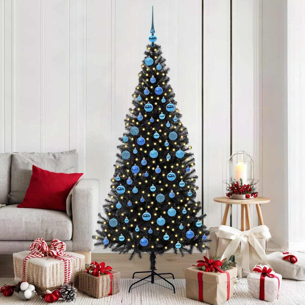 Christmas Tree Black 180 cm PVC