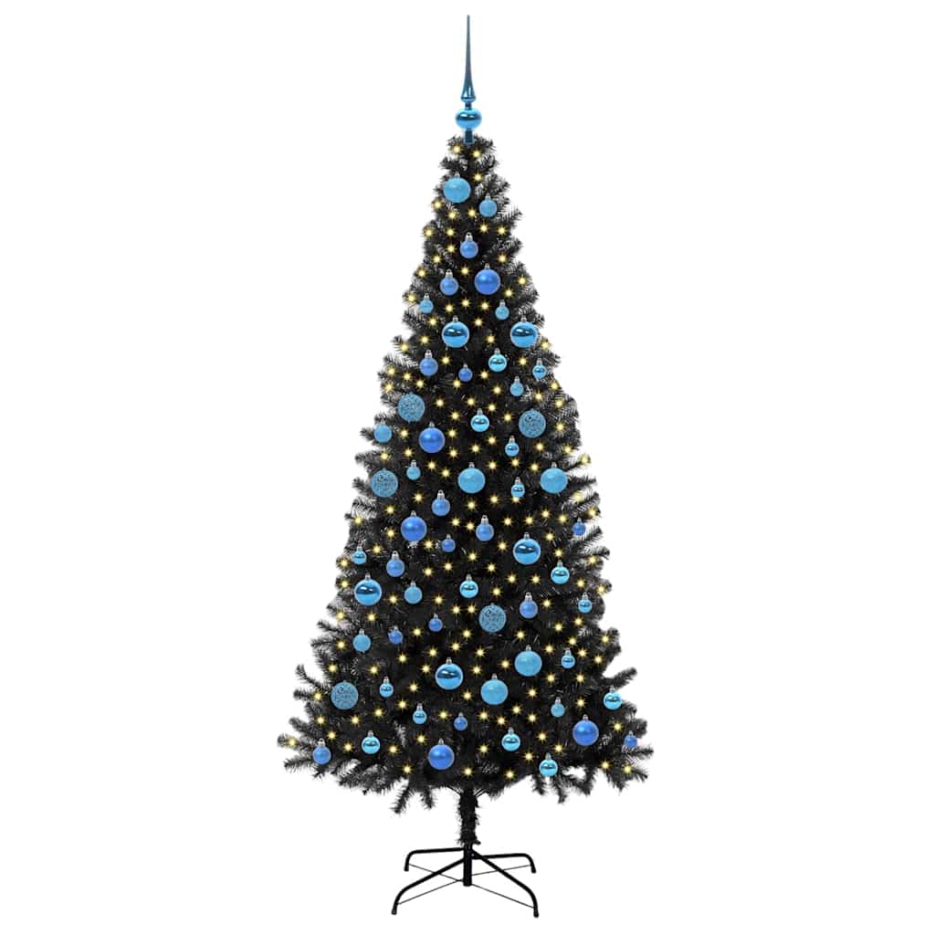 Christmas Tree Black 180 cm PVC