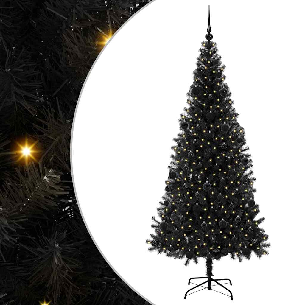 Christmas Tree Black 210 cm PVC