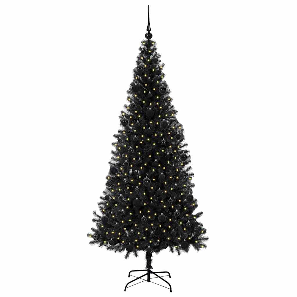 Christmas Tree Black 210 cm PVC