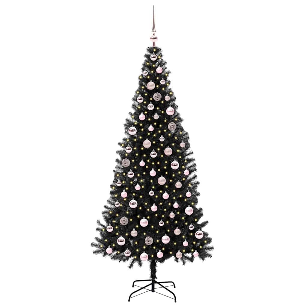 Christmas Tree Black 210 cm PVC