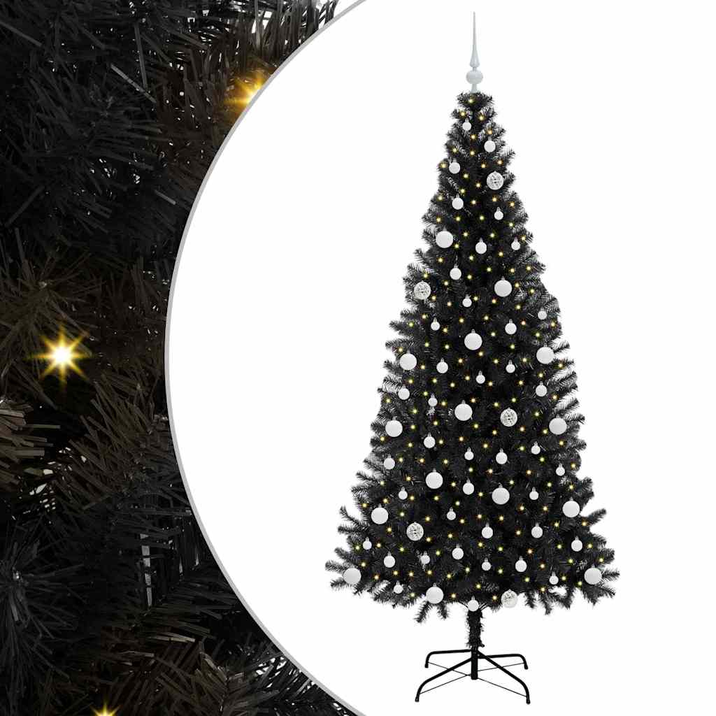 Christmas Tree Black 210 cm PVC