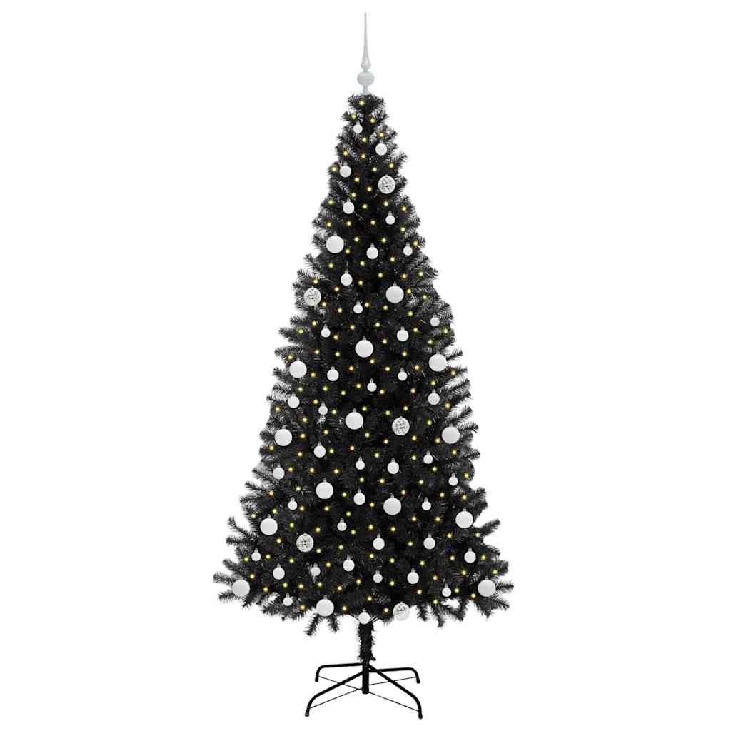 Christmas Tree Black 210 cm PVC