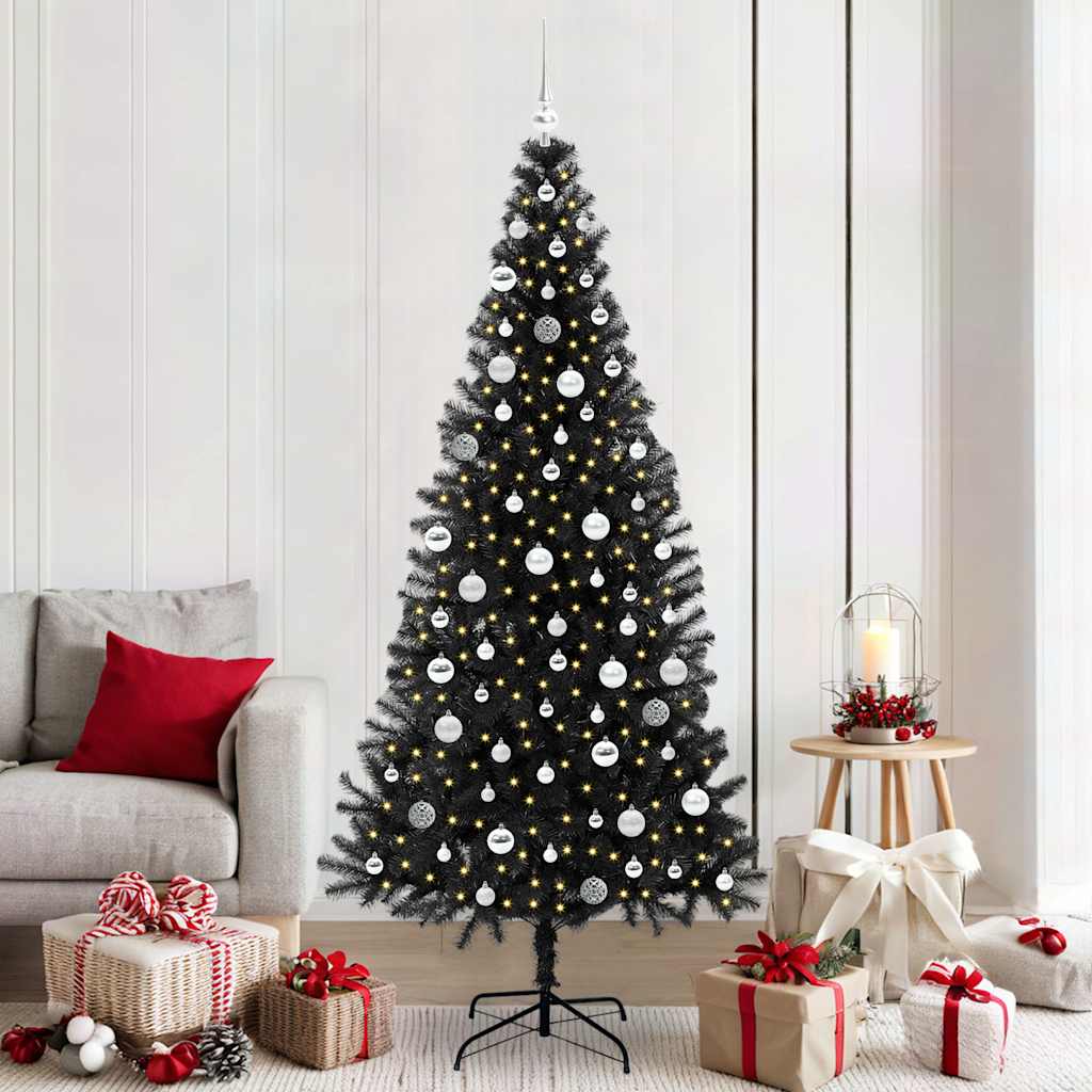Christmas Tree Black 210 cm PVC