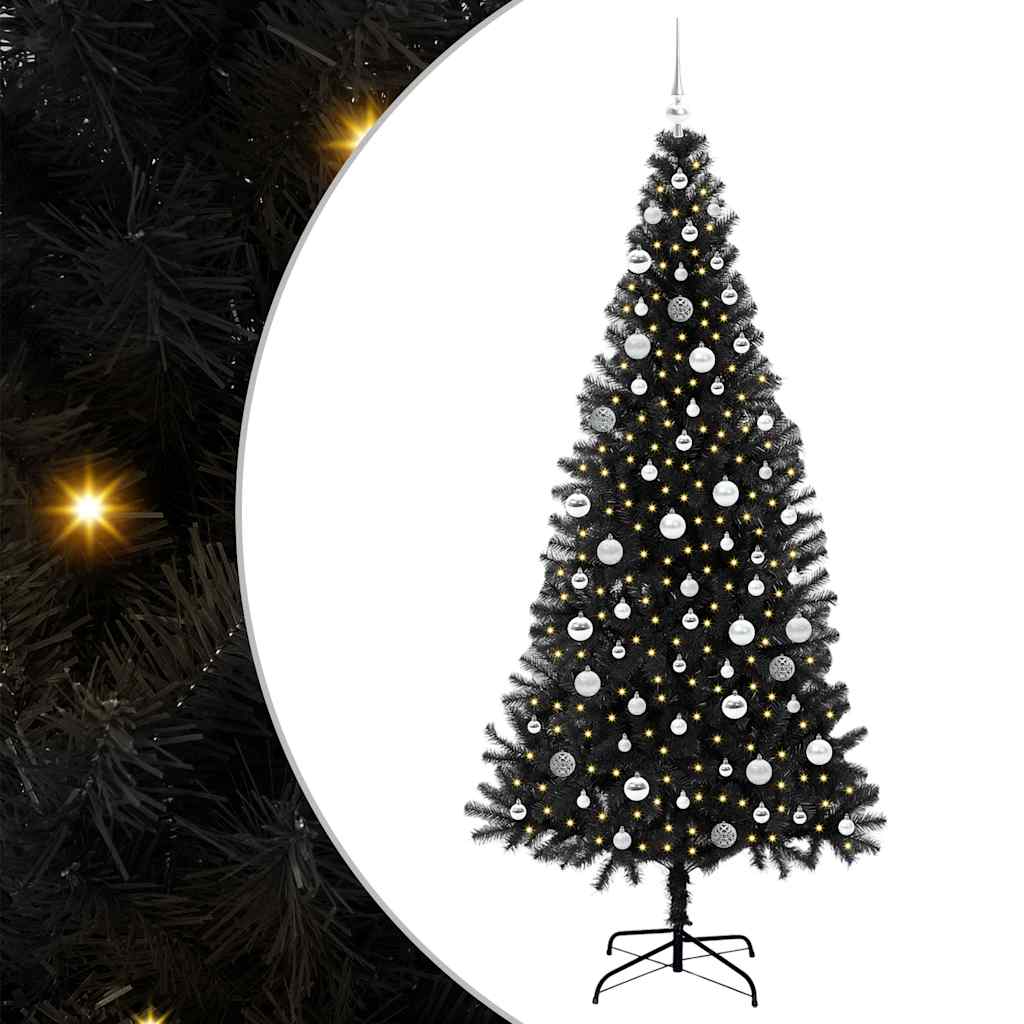 Christmas Tree Black 210 cm PVC