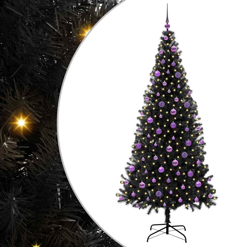 Christmas Tree Black 210 cm PVC