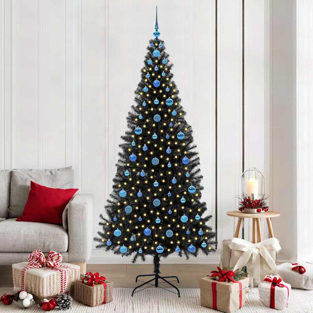Christmas Tree Black 210 cm PVC
