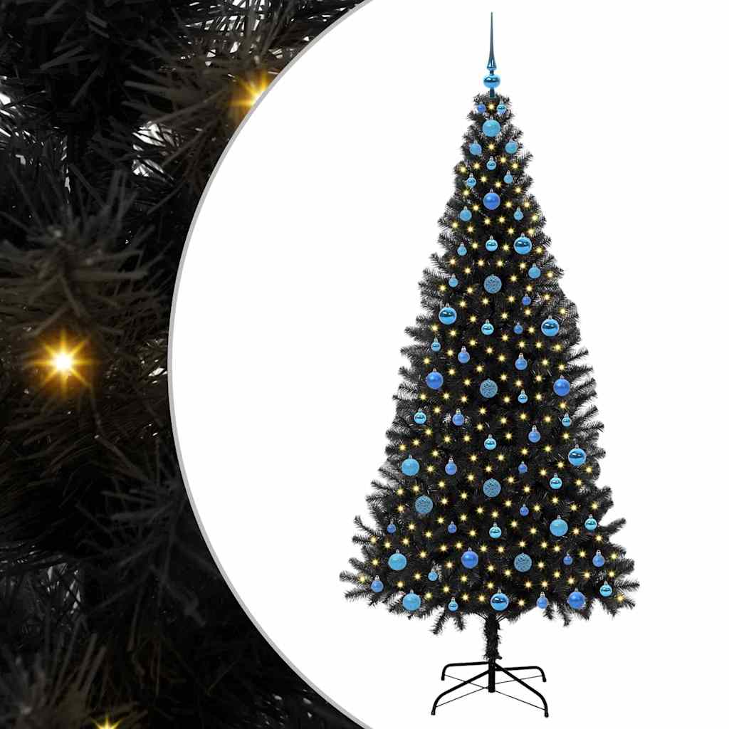 Christmas Tree Black 210 cm PVC