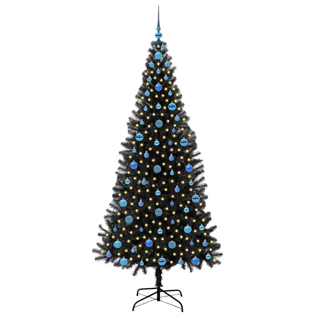 Christmas Tree Black 210 cm PVC
