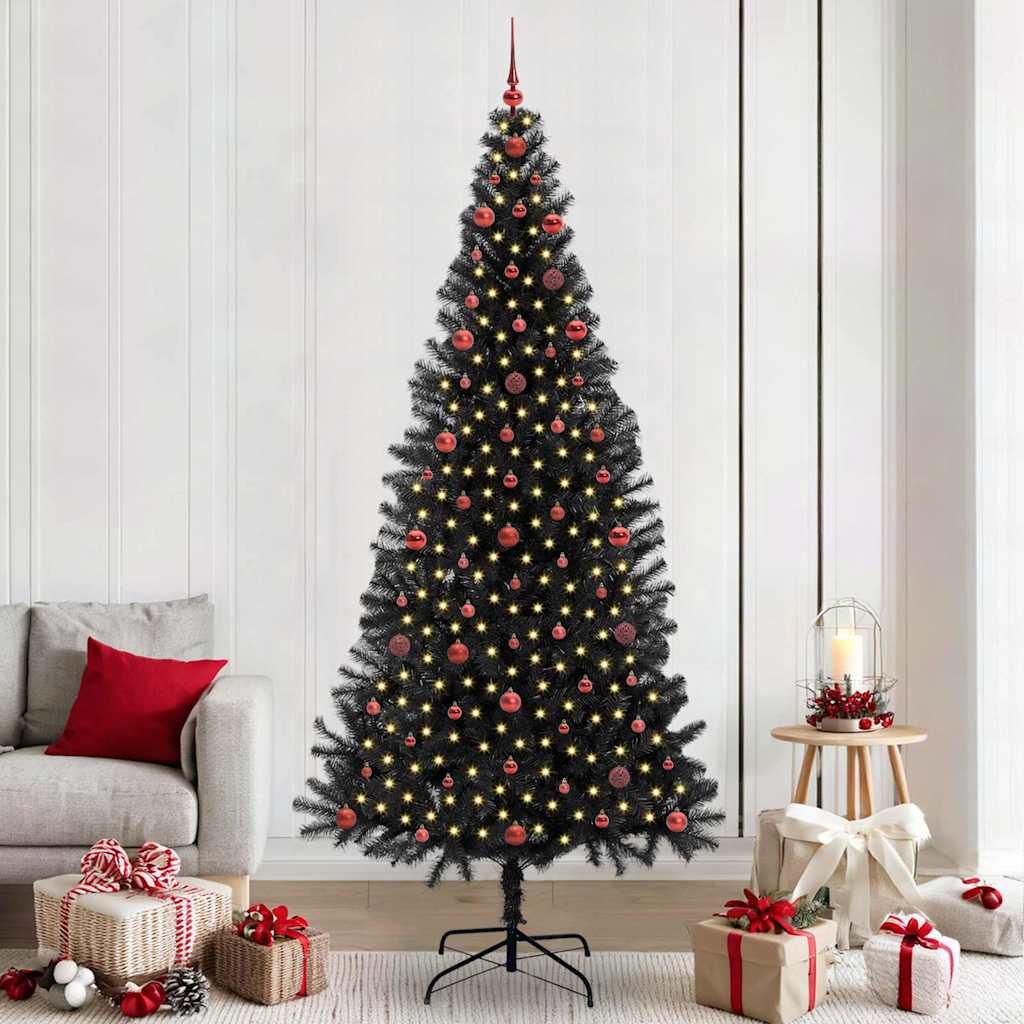 Christmas Tree Black 240 cm PVC