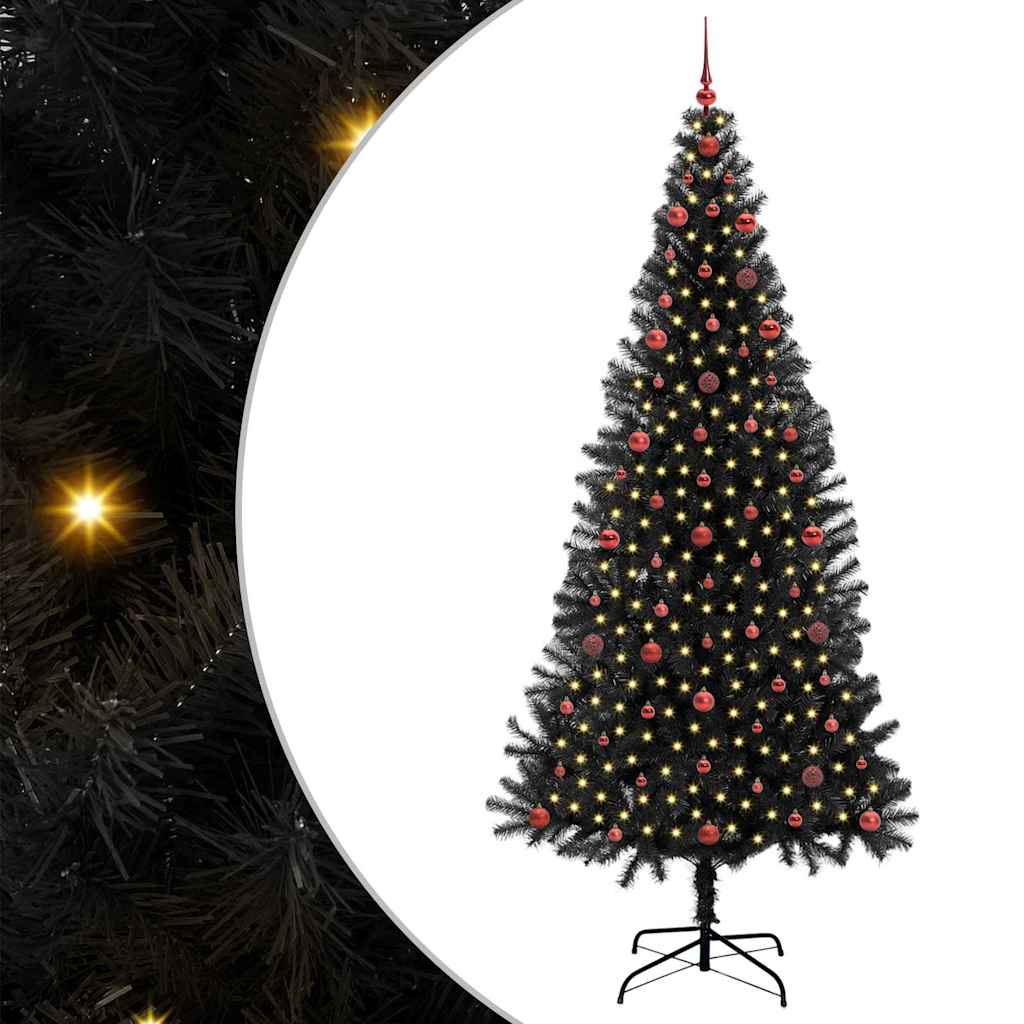 Christmas Tree Black 240 cm PVC