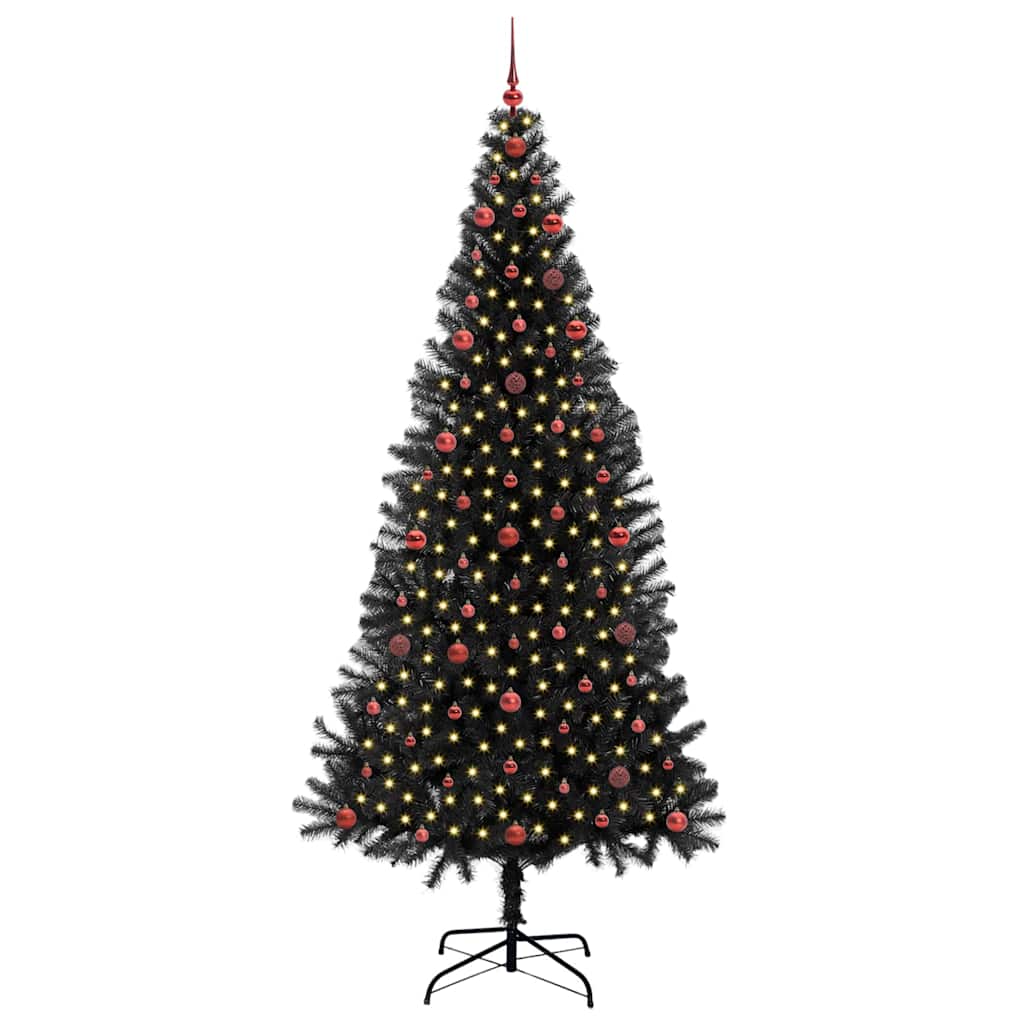 Christmas Tree Black 240 cm PVC