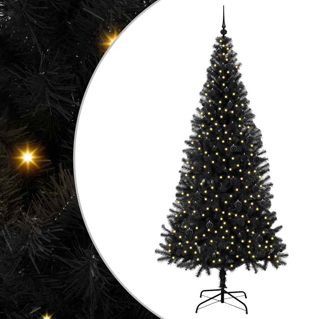 Christmas Tree Black 240 cm PVC