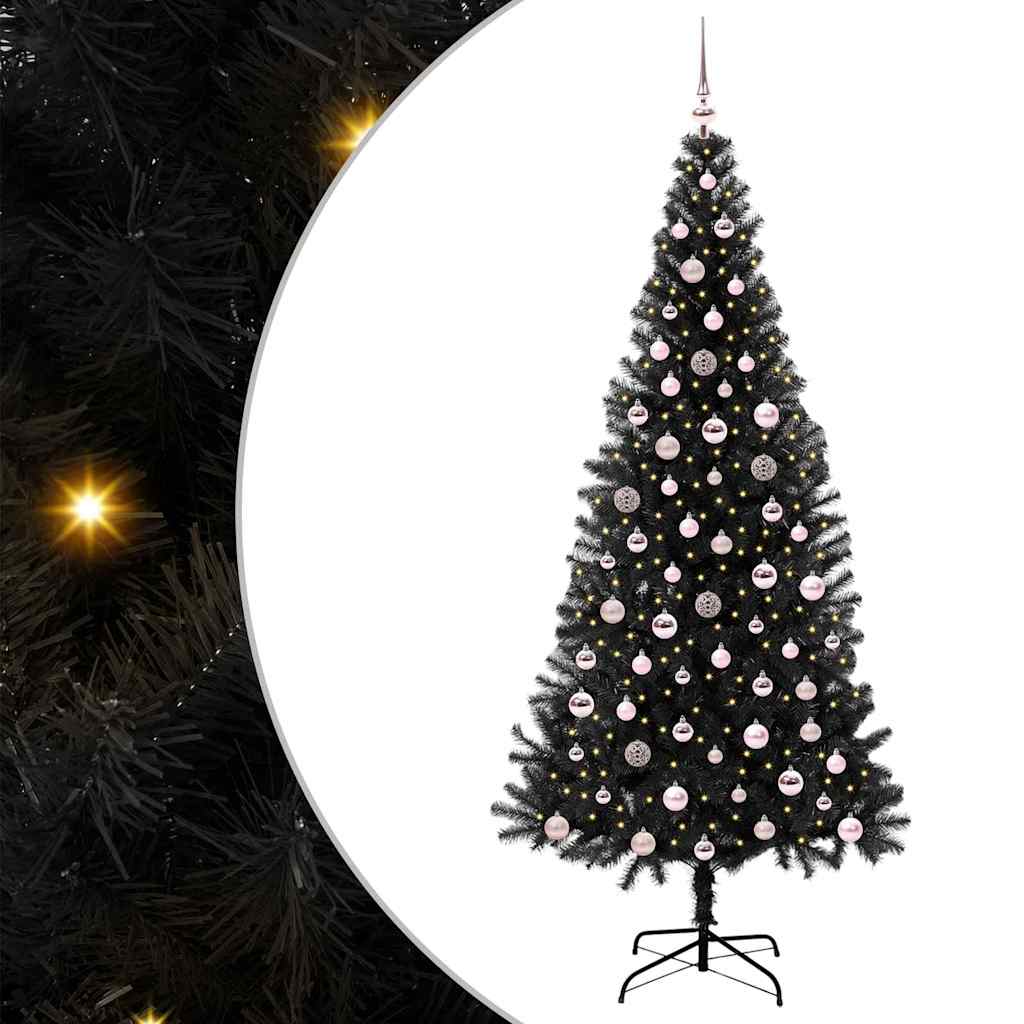 Christmas Tree Black 240 cm PVC