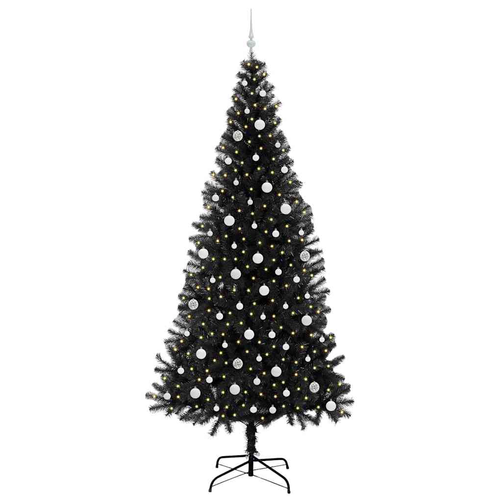 Christmas Tree Black 240 cm PVC