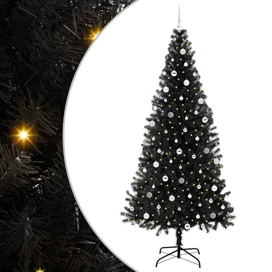 Christmas Tree Black 240 cm PVC