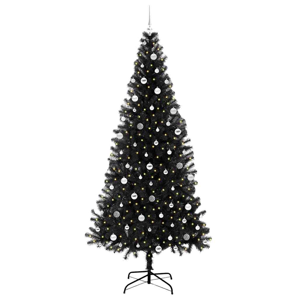 Christmas Tree Black 240 cm PVC