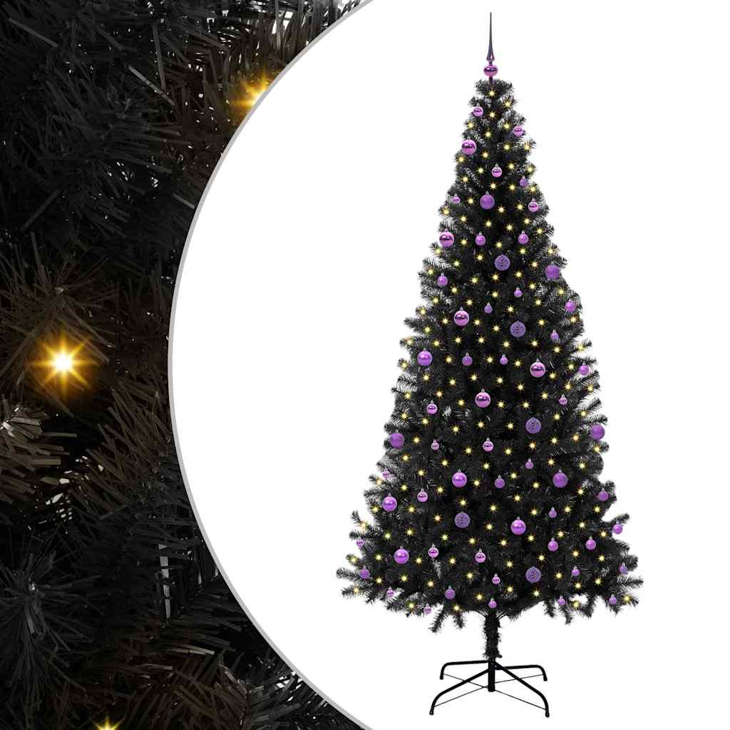 Christmas Tree Black 240 cm PVC
