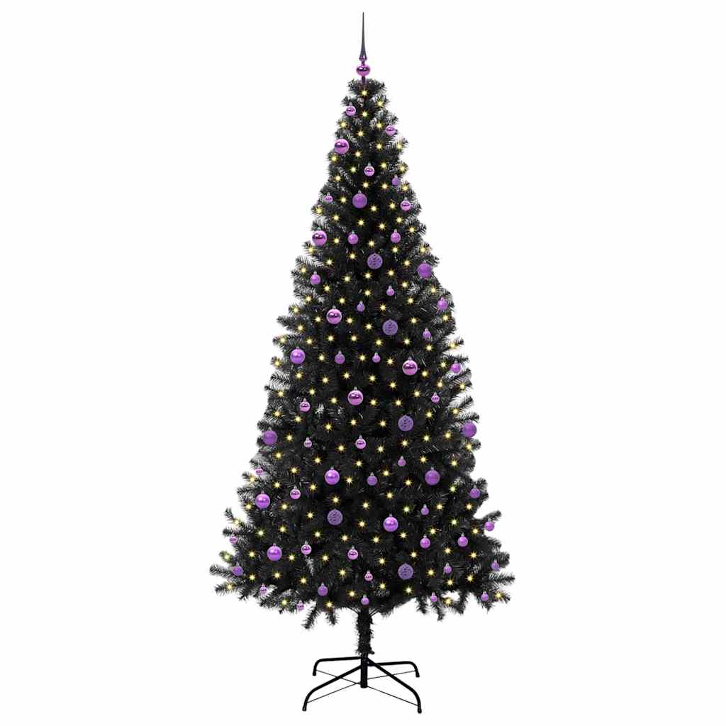 Christmas Tree Black 240 cm PVC