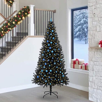 Christmas Tree Black 240 cm PVC