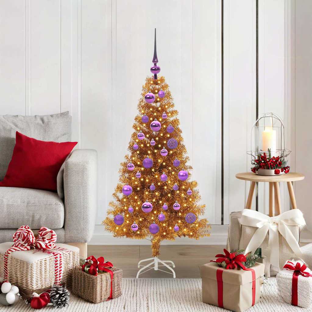 Christmas Tree Gold 120 cm PET