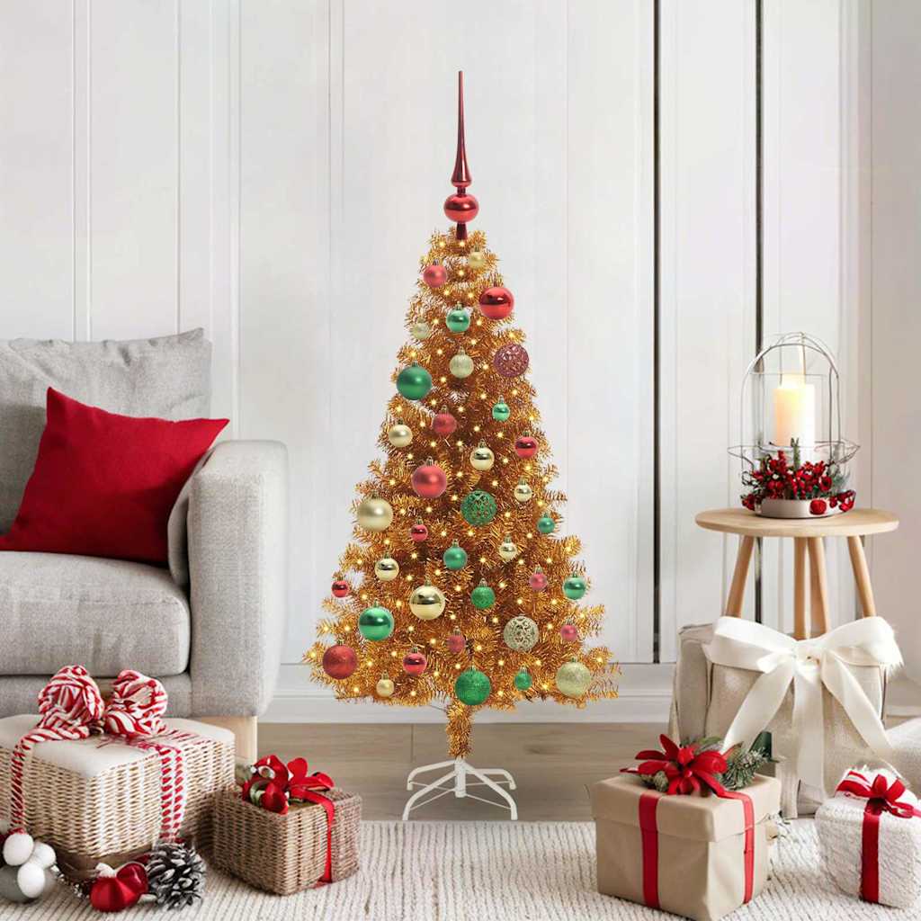 Christmas Tree Gold 120 cm PET