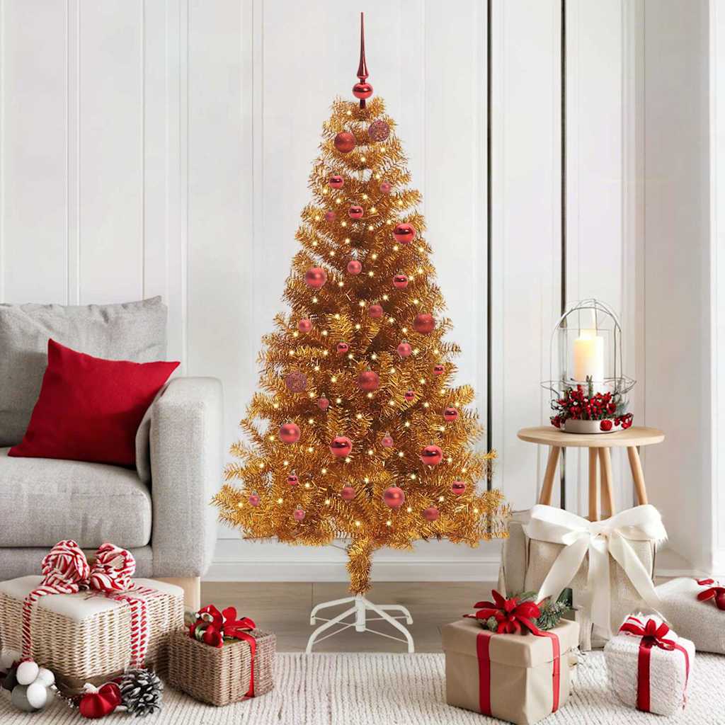 Christmas Tree Gold 150 cm PET