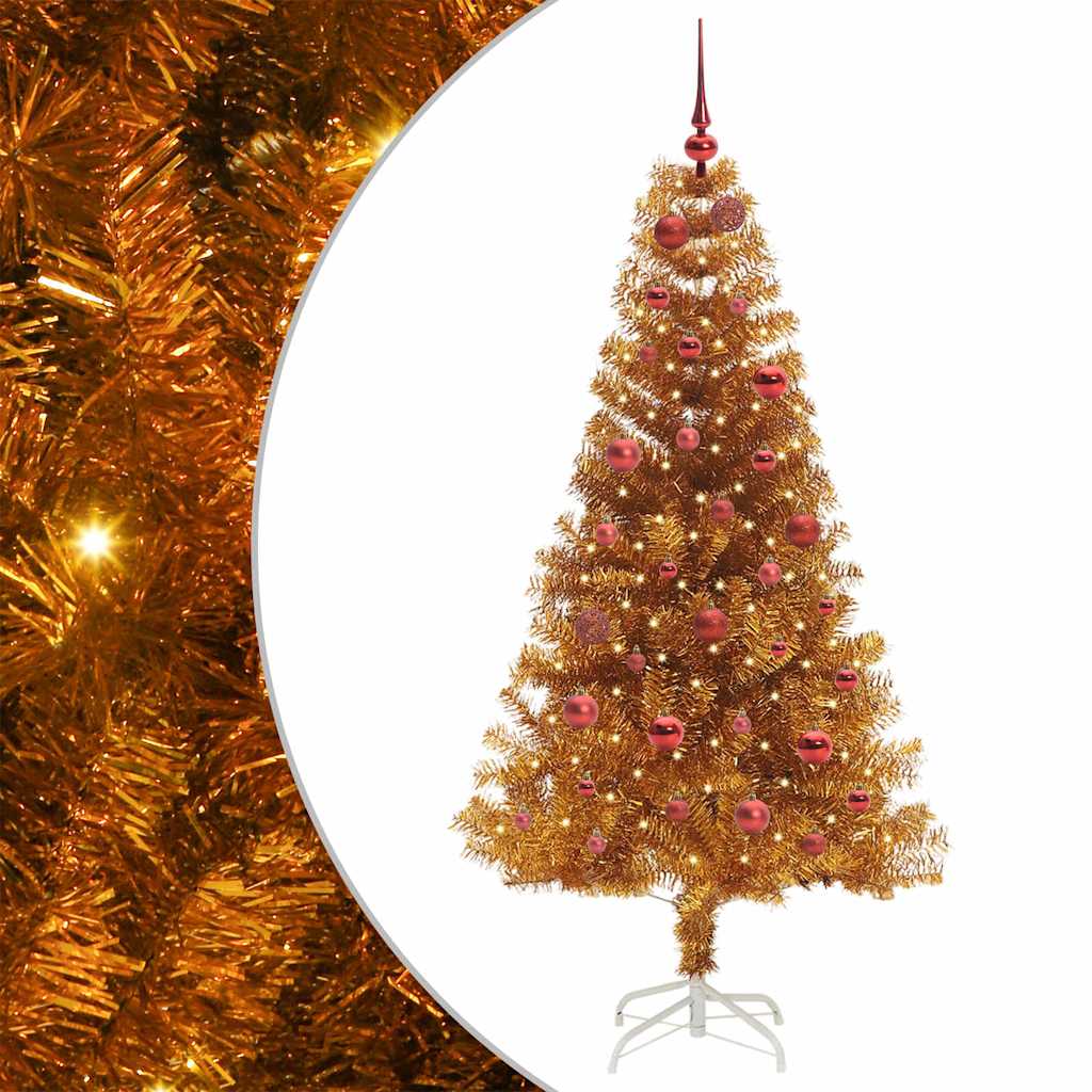 Christmas Tree Gold 150 cm PET