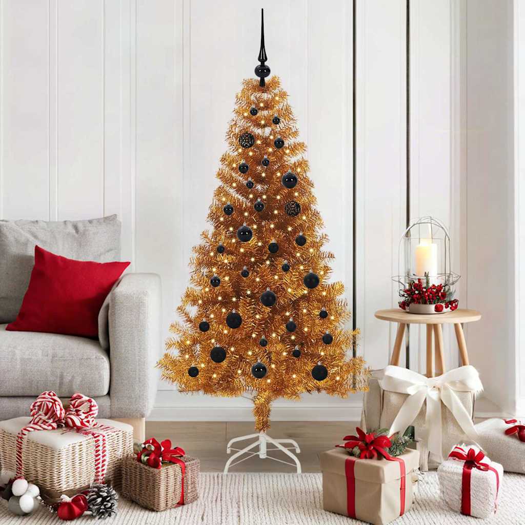 Christmas Tree Gold 150 cm PET
