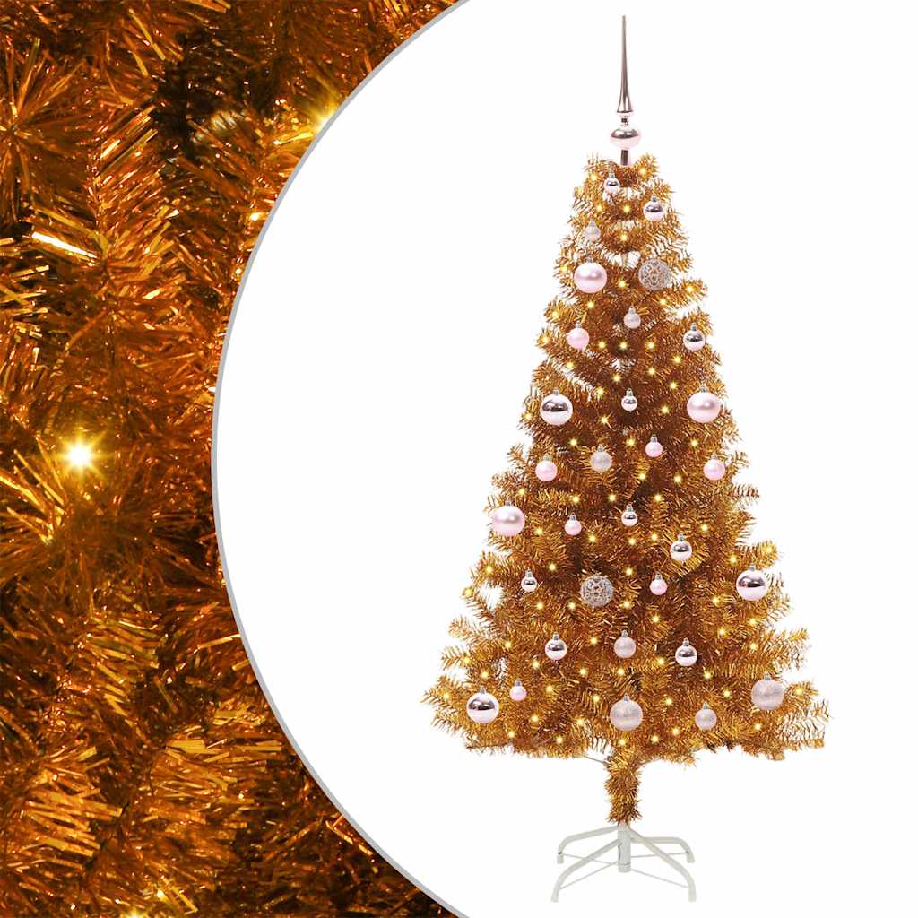 Christmas Tree Gold 150 cm PET